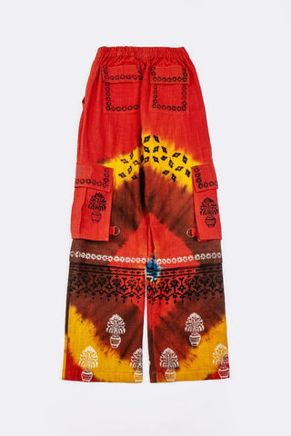 Khaddar Tie Dye Trousers