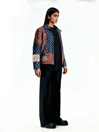 Reversible Ajrak friends & family jacket