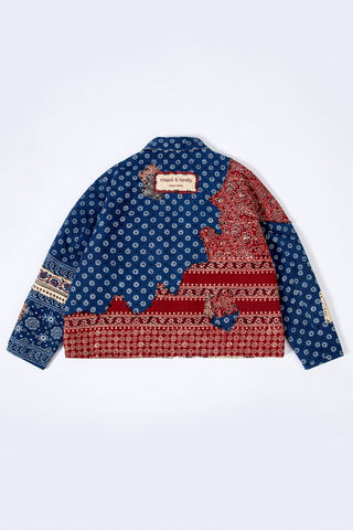 Reversible Ajrak friends & family jacket