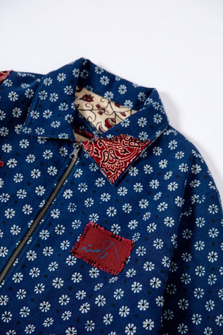 Reversible Ajrak friends & family jacket