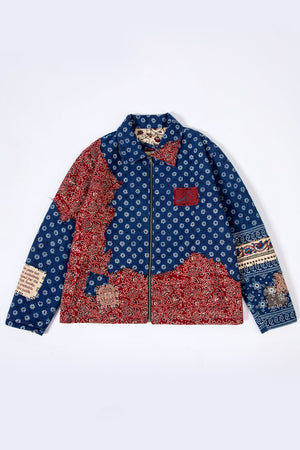 Reversible Ajrak friends & family jacket
