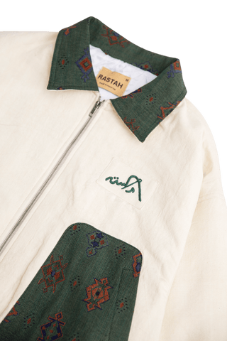 "95" emerald dream bomber jacket