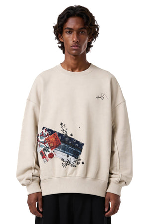 Heirloom patchwork sweatshirt