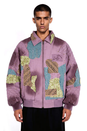 Dusty pink denim jacket