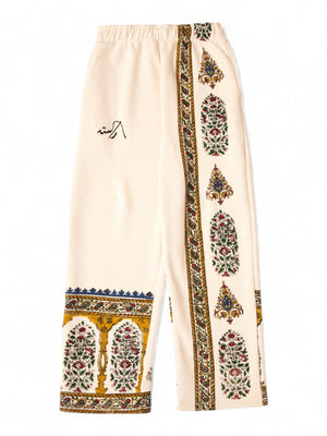 Beige kalamkaar sweatpants (V6)