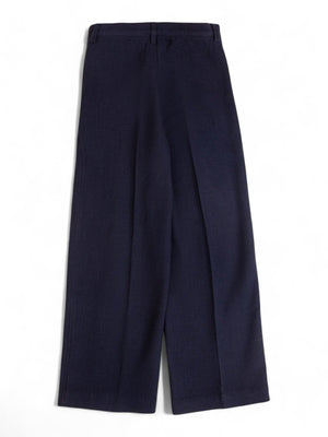 Crepe wollen trousers