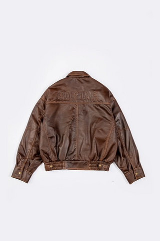 Heritage Leather Bomber Jacket