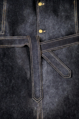 Black raven long coat
