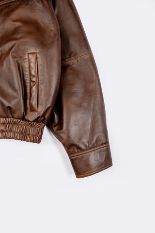 Heritage Leather Bomber Jacket