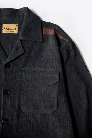 After Alarm Block Printed Shirt