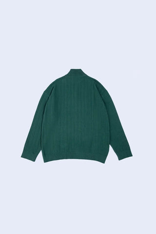 Emerald Jacquard Quarter-Zip