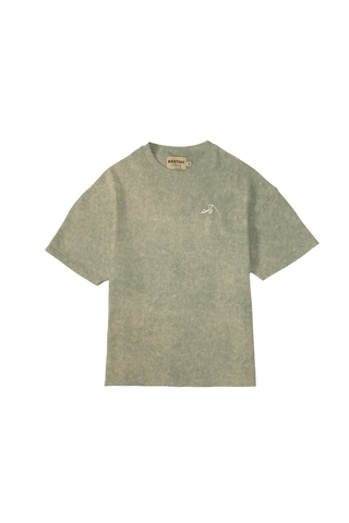 Seafoam Acid Wash Made in Pak T-Shirt (V4)