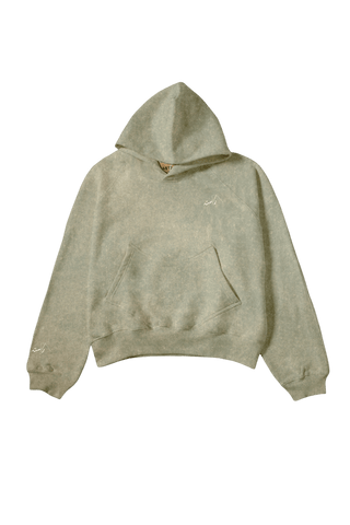 Seafoam Acid Wash Made in Pak Hoodie (V4)