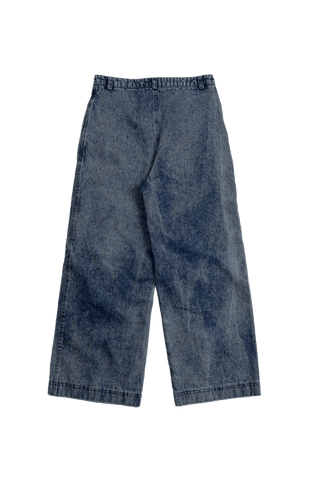 BLUE ACID WASH DENIM PANTS