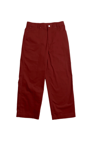 SCARLET TWILL PANTS