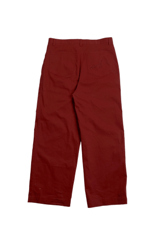 SCARLET TWILL PANTS