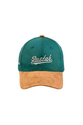 Rastah green twill cap