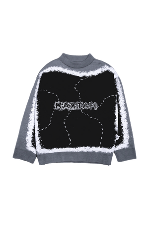 Spectrum jacquard crew