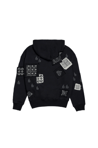 Celestial Patchwork Hoodie