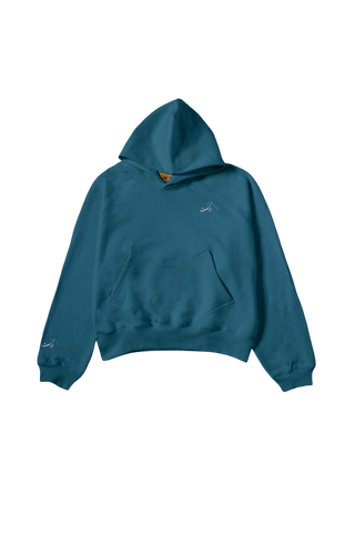 DARK CYAN MADE IN PAK HOODIE (V4)