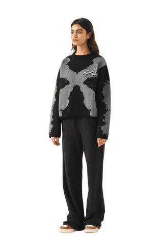 "Harmony" crop knit sweater