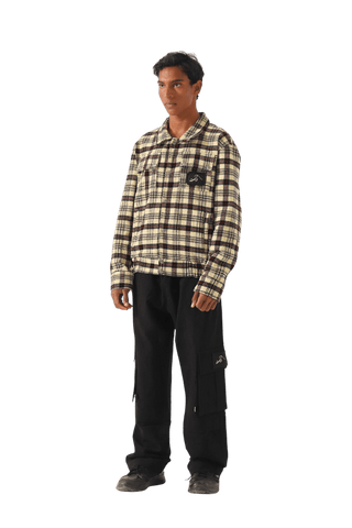 PLAID HANDWOVEN HEAVYWEIGHT SHIRT