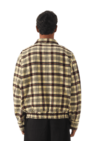 PLAID HANDWOVEN HEAVYWEIGHT SHIRT