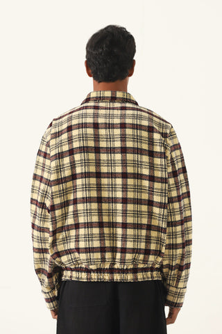 PLAID HANDWOVEN HEAVYWEIGHT SHIRT