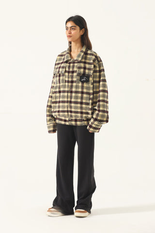 PLAID HANDWOVEN HEAVYWEIGHT SHIRT