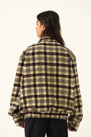 PLAID HANDWOVEN HEAVYWEIGHT SHIRT