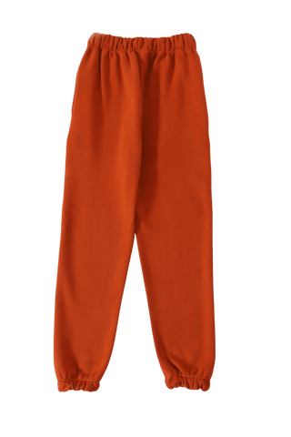 "ENLIGHTENMENT" RUST SWEATPANTS