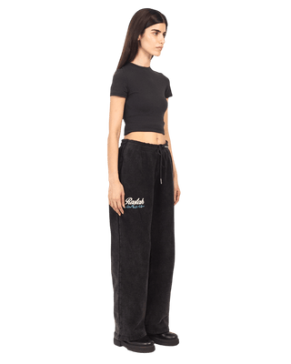 BLACK ACID WASH SWEATPANTS (V4)