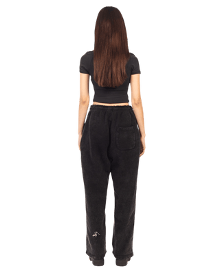 BLACK ACID WASH SWEATPANTS (V4)