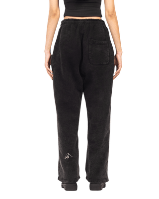 BLACK ACID WASH SWEATPANTS (V4)