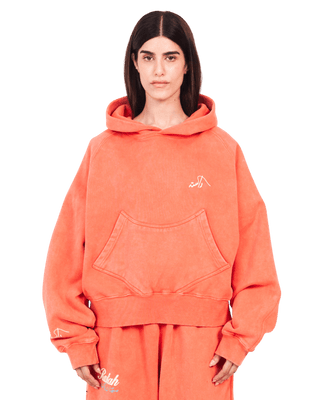 BURNT ORANGE MADE IN PAK HOODIE (V4)