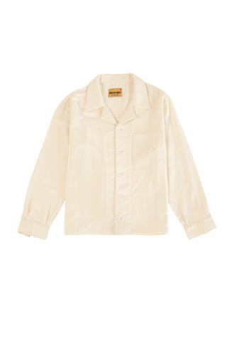 BEIGE HANDWOVEN SHIRT