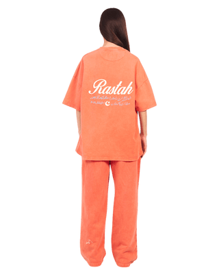 BURNT ORANGE MADE IN PAK T-SHIRT (V4)