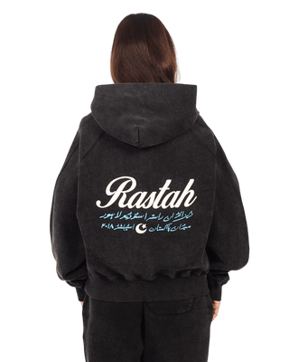 BLACK ACID WASH MADE IN PAK HOODIE (V4)