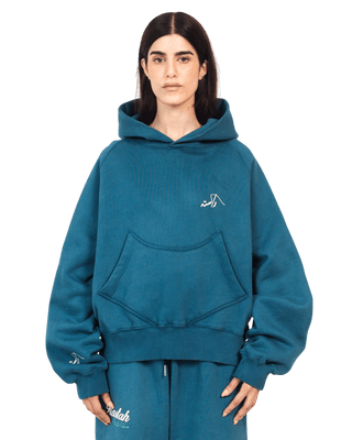 DARK CYAN MADE IN PAK HOODIE (V4)