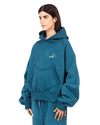 DARK CYAN MADE IN PAK HOODIE (V4)