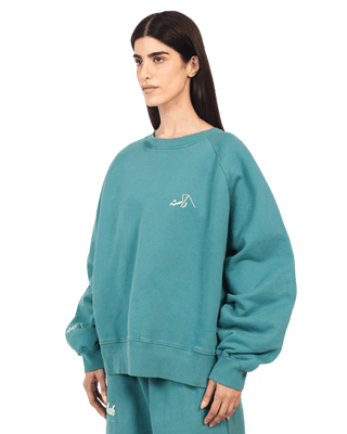 SEA GREEN MADE IN PAK SWEATSHIRT (V4)