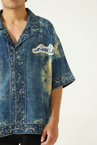 "MITHI" HAND DYED BUTTON DOWN