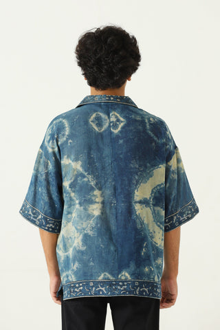 "MITHI" HAND DYED BUTTON DOWN