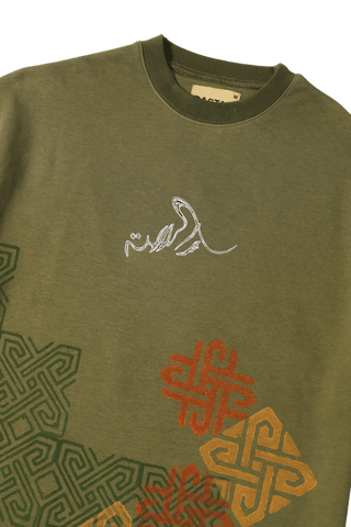 "SHAPESHIFTER" BLOCKPRINT T SHIRT