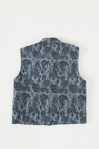 "DELHI"  HANDWOVEN JACQAURD VEST