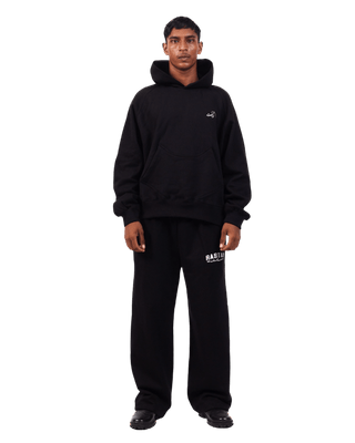 BLACK LOGO HOODIE (v2)