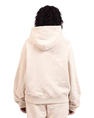 BEIGE LOGO HOODIE (v2)