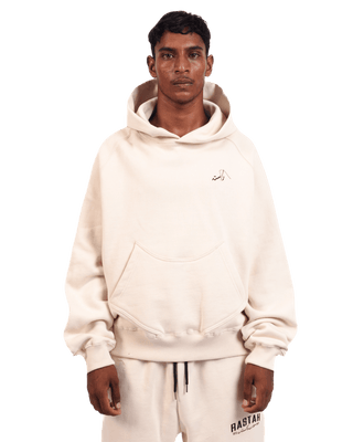 BEIGE LOGO HOODIE (v2)