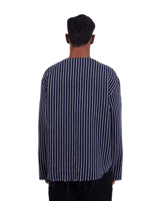 STRIPED DOBBY BUTTON DOWN