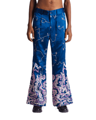 "TILLA" SILK TROUSERS